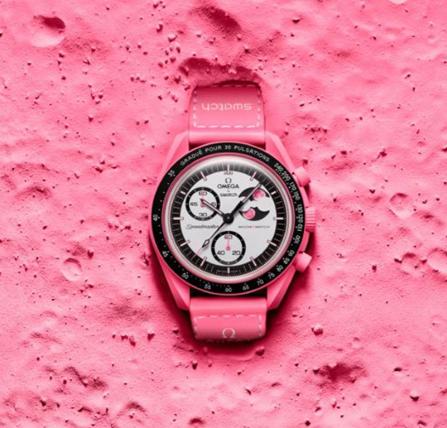OMEGA x Swatch Moon Swatch (Mission to the Pink Moon Phase)