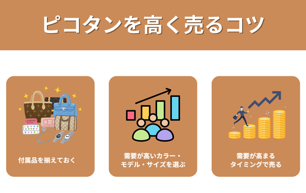 ピコタンを高く売るコツ
