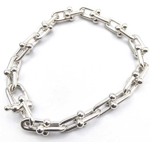 ハードウェアスモールリンクブレスレット
