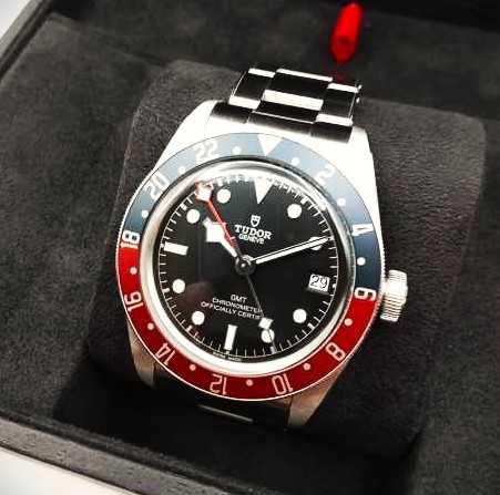 チューダー買取　ブラックベイGMT　ヘリテージ　79830RB