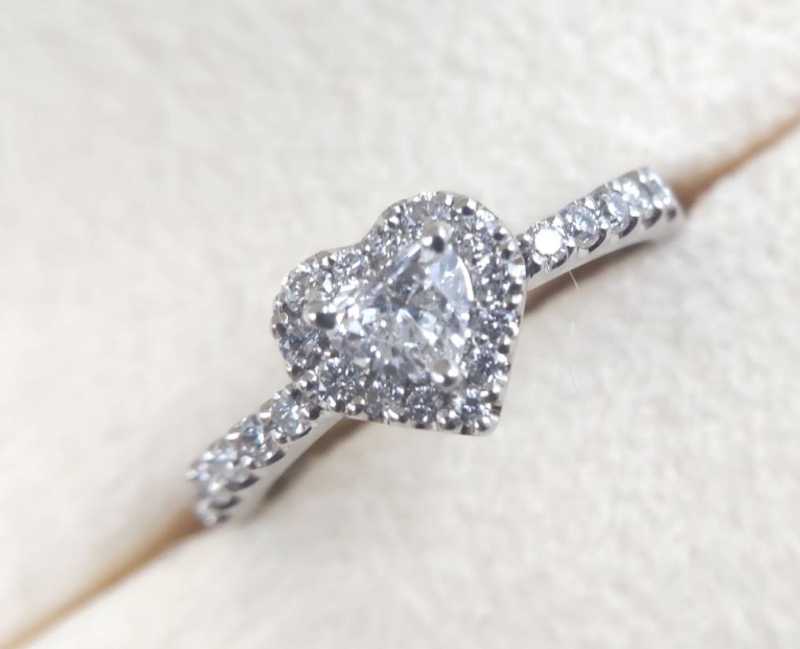 ポンテヴェキオ　買取　ハートリング　0.2CT