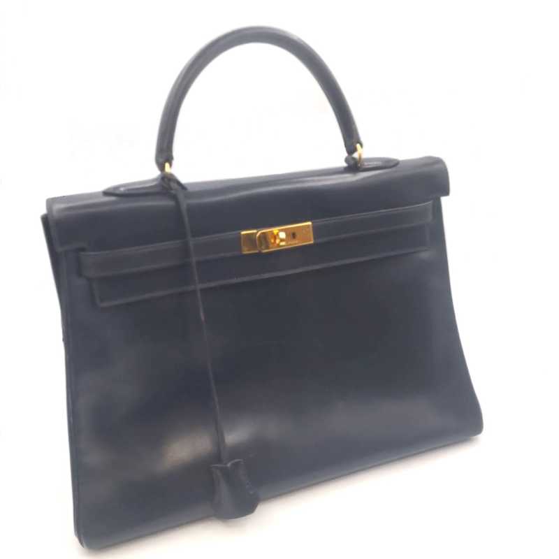 エルメス買取 ケリー35 ネイビー