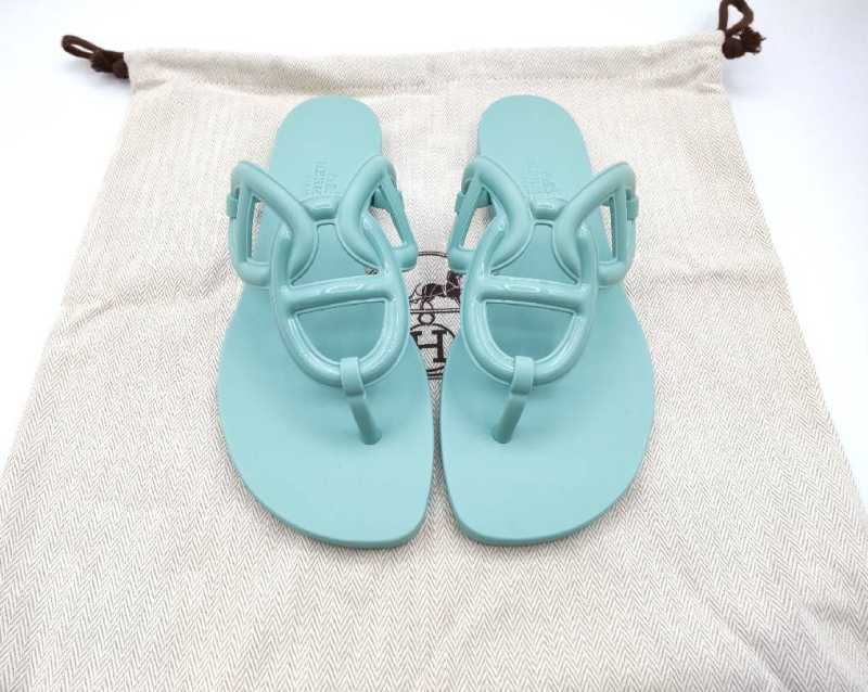 エルメス　買取　シェーヌダンクル　ラバーサンダル