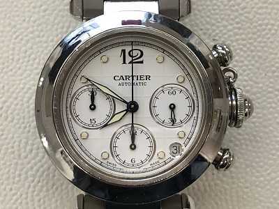 カルティエ買取 パシャC クロノグラフ W31039M7