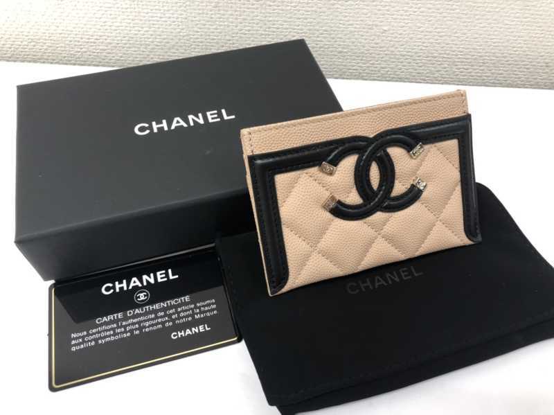シャネル買取 CCフィリグリーカードケース A81457