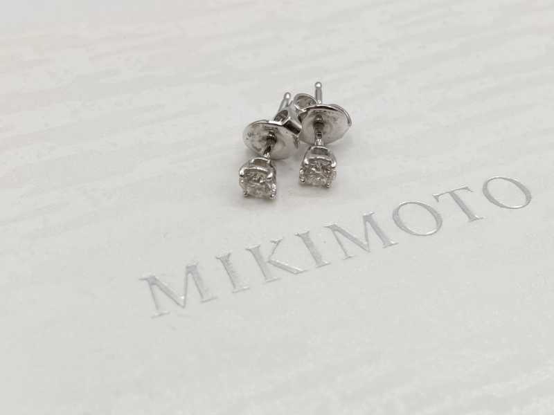 ミキモト買取 ダイヤモンドピアス