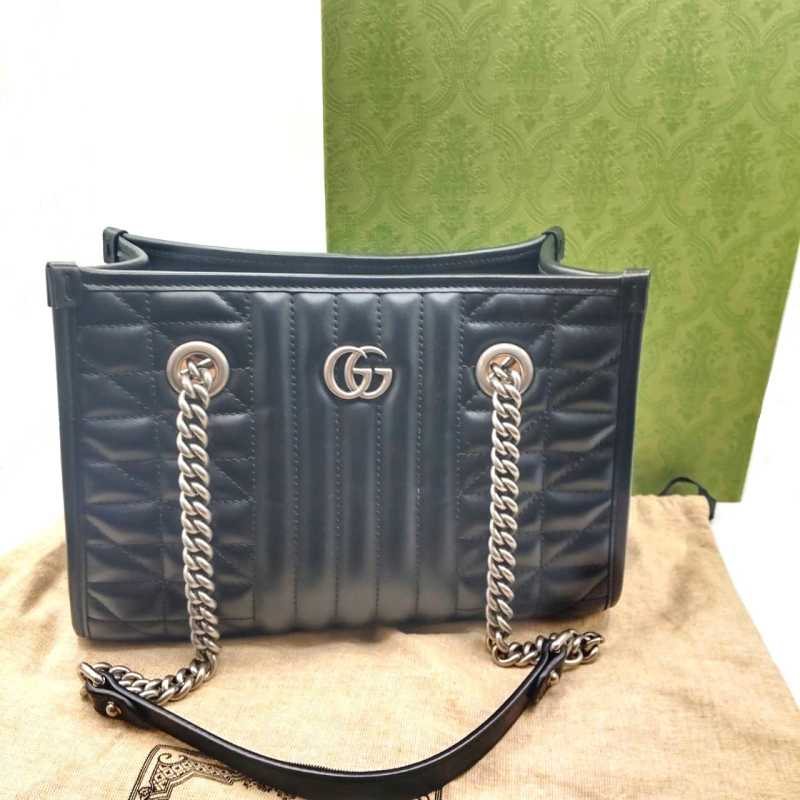 グッチ買取 GGマーモント チェーントートバッグ 681483