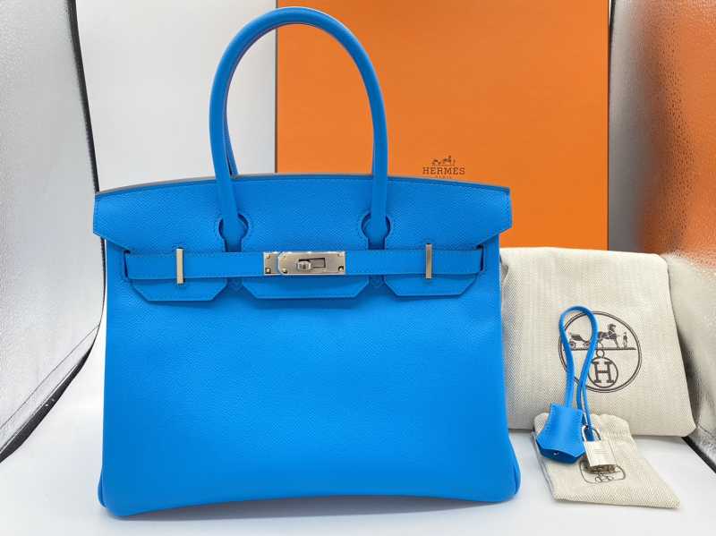 エルメス買取 バーキン30 エプソン ブルーフリーダ Y刻