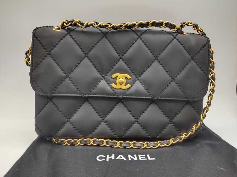 シャネル買取 ワイルドステッチ チェーンショルダーバッグ