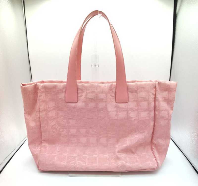 シャネル　買取　ニュートラベルライントート　ナイロン/ピンク