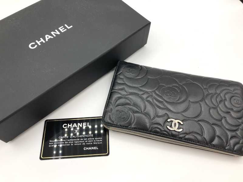 シャネル買取 カメリア 長財布