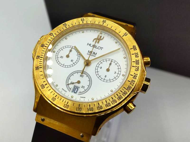希少】HUBLOT ウブロ MDM 稼動品 クラシック 腕時計 レディース そし