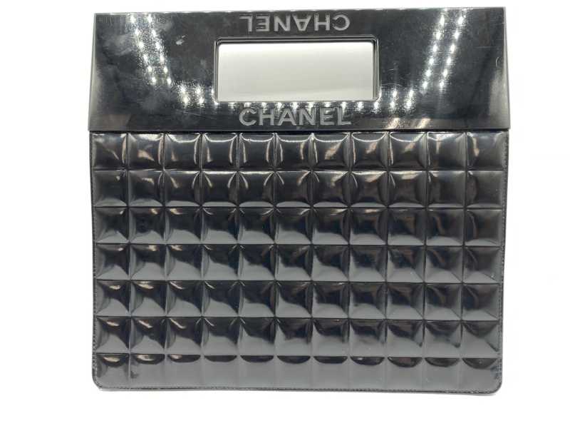 シャネル買取 シャネル チョコバー ハンドバッグ パテントレザー 7番台