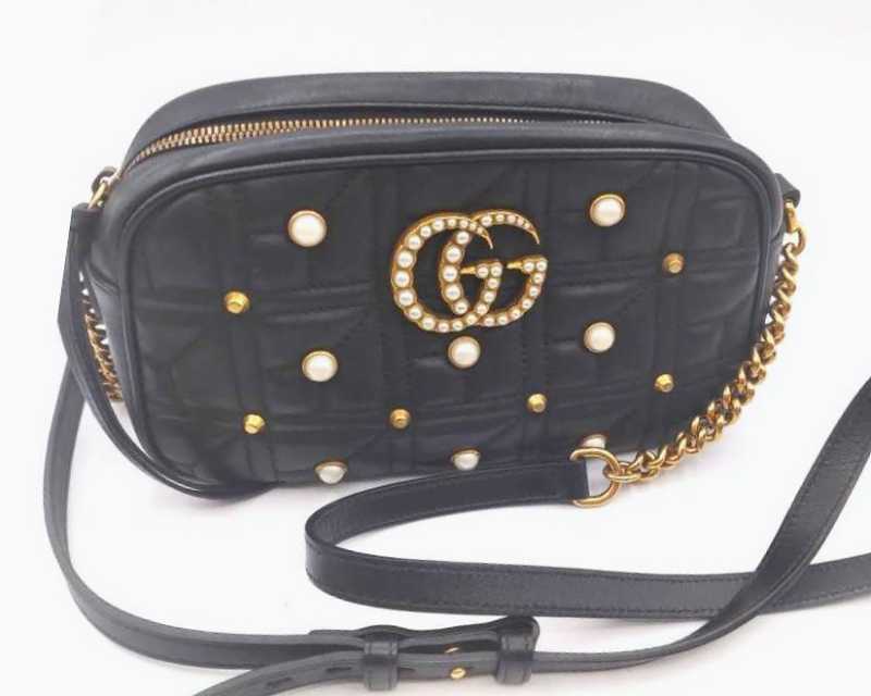 グッチ買取 GGマーモント チェーンショルダーバッグ 