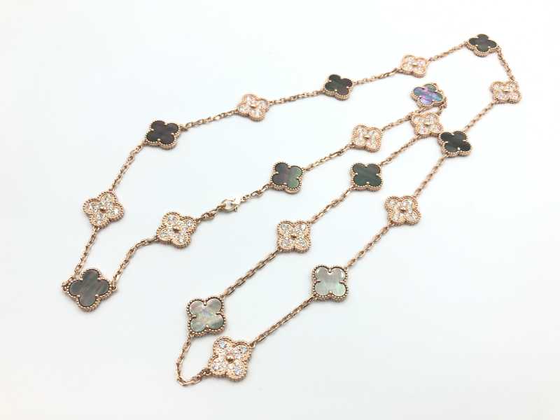 ヴァンクリーフ&アーペル買取 ヴィンテージアルハンブラ 20モチーフネックレス