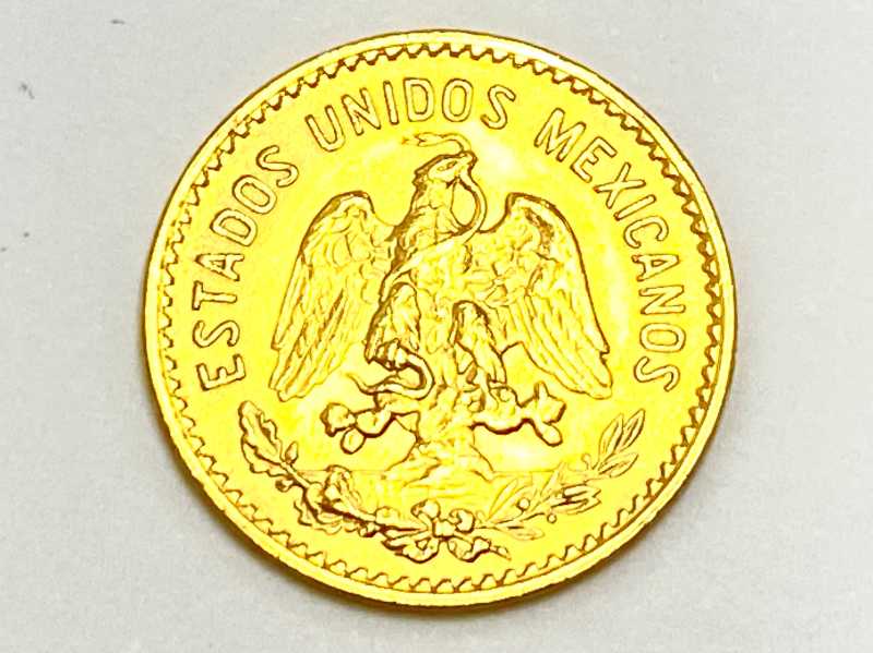 金買取 K21.6 メキシコ イーグル金貨 5ペソ 4.1g