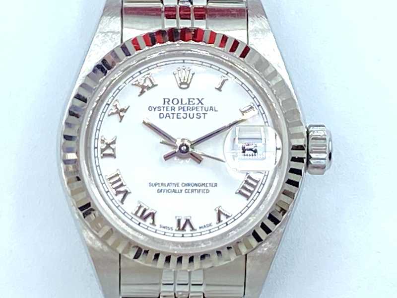 ロレックス買取 デイトジャスト Ref.79174 白文字盤 A番