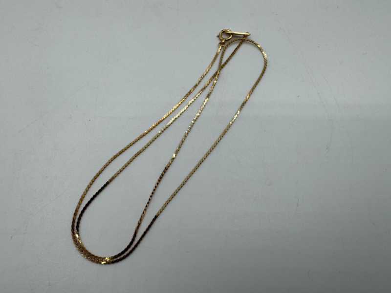 金買取　18金ネックレス