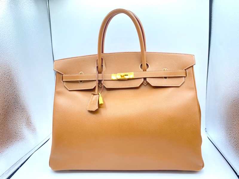 エルメス買取 バーキン35 クシュベル ナチュラル □E刻