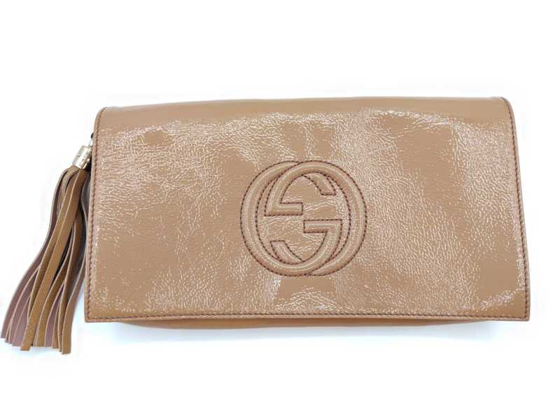 グッチ買取 クラッチバッグ エナメルレザー