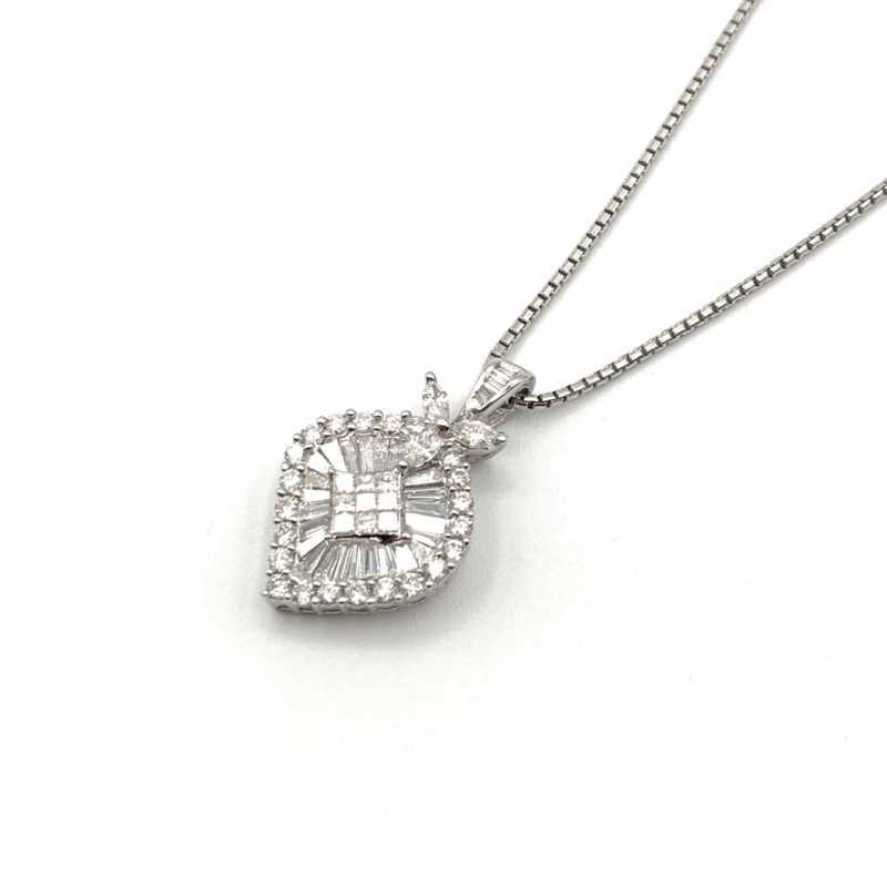 ダイヤモンド買取 ネックレス ダイヤモンド  K18WG