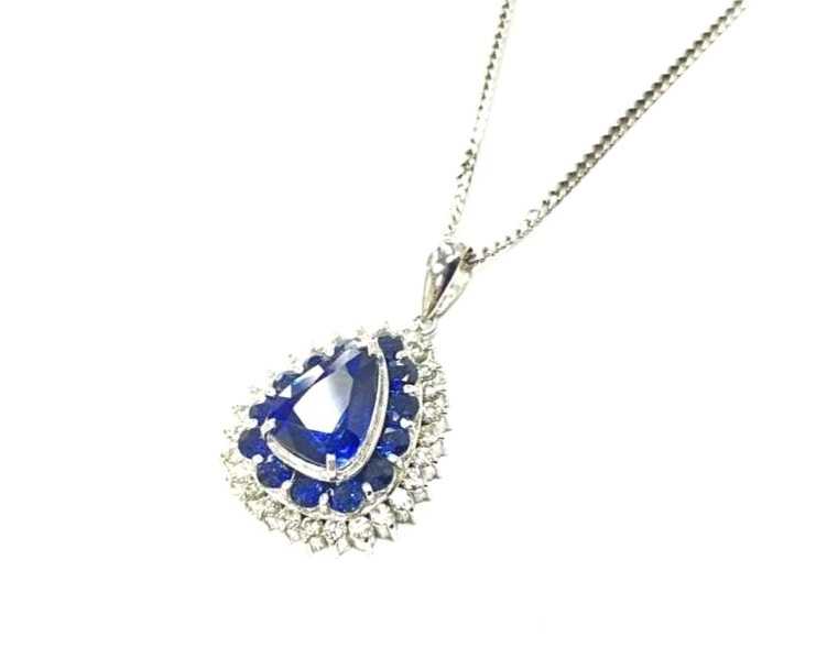 ジュエリー買取 サファイア ダイヤモンドネックレス