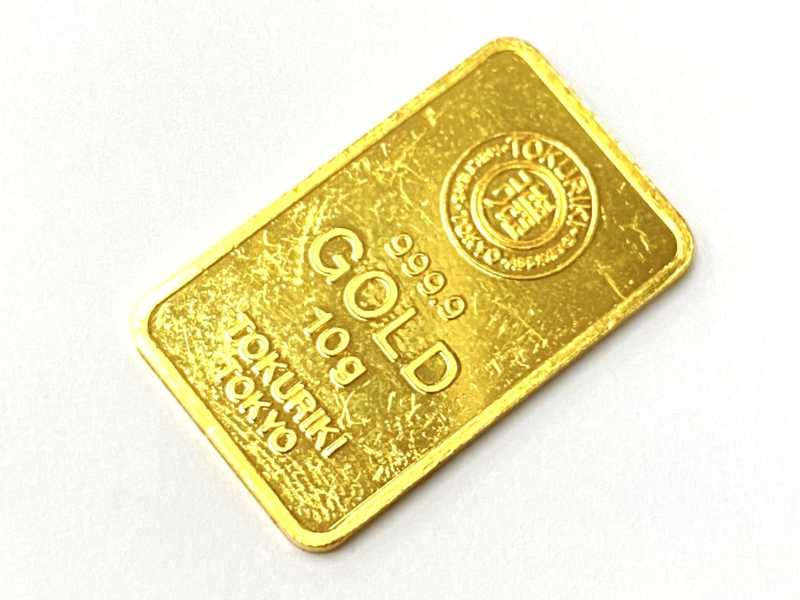 金買取 純金 インゴット 徳力本店 10g 