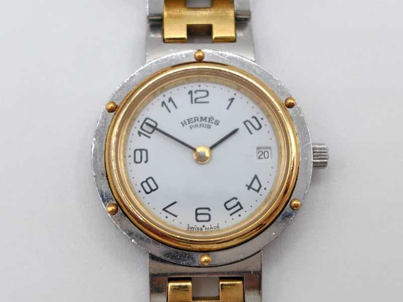 エルメス買取　クリッパー コンビカラー