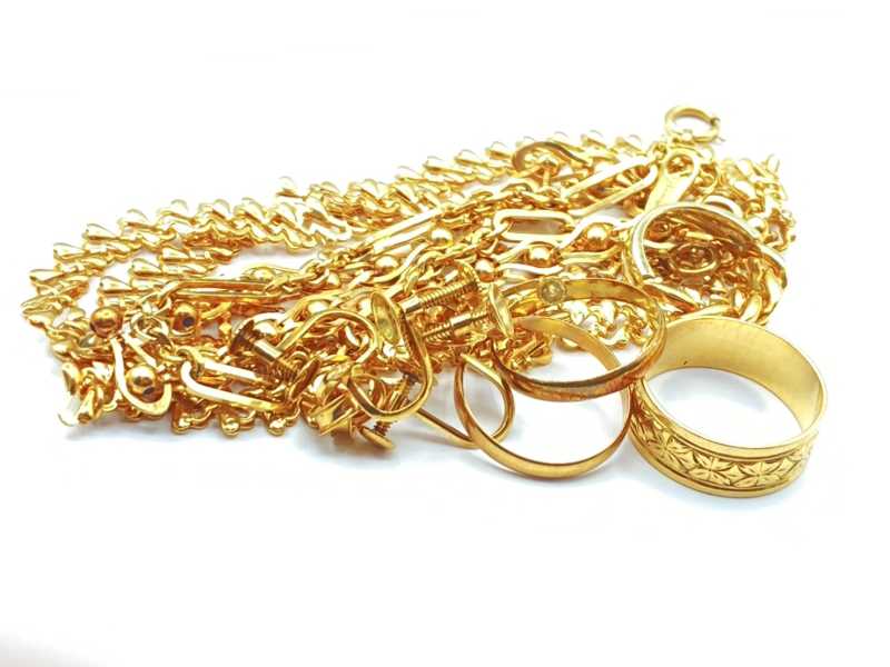 金買取 K18 アクセサリー おまとめ 35.0g