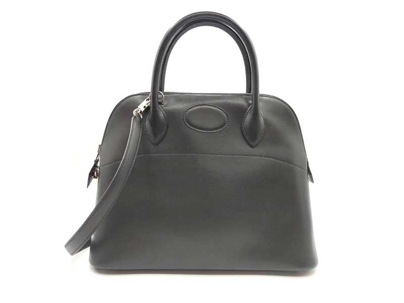 エルメス買取 ボリード31 ボックスカーフ ブラック