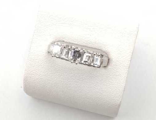 遺品整理 エメラルド風 指輪 刻印3枚目 ダイヤモンド買取なら