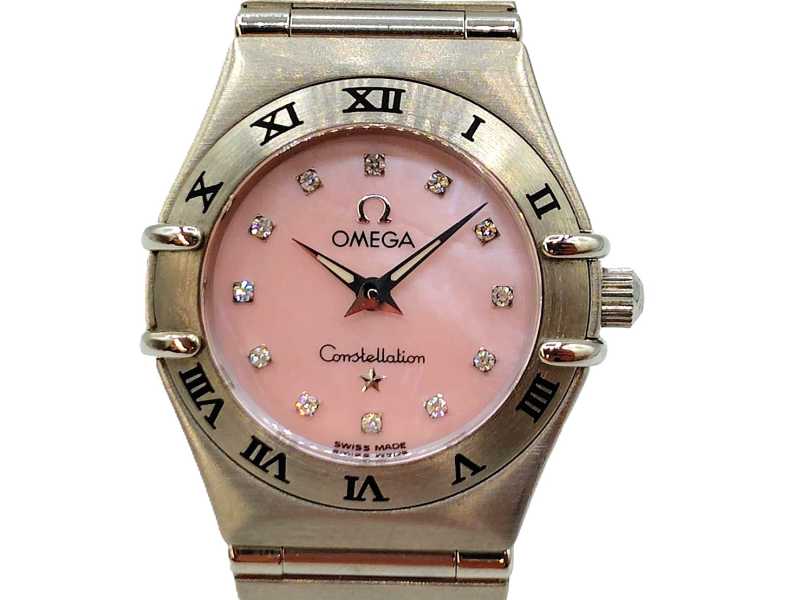 オメガ買取 コンステレーション ピンクシェル文字盤 12PD SS 1562.65