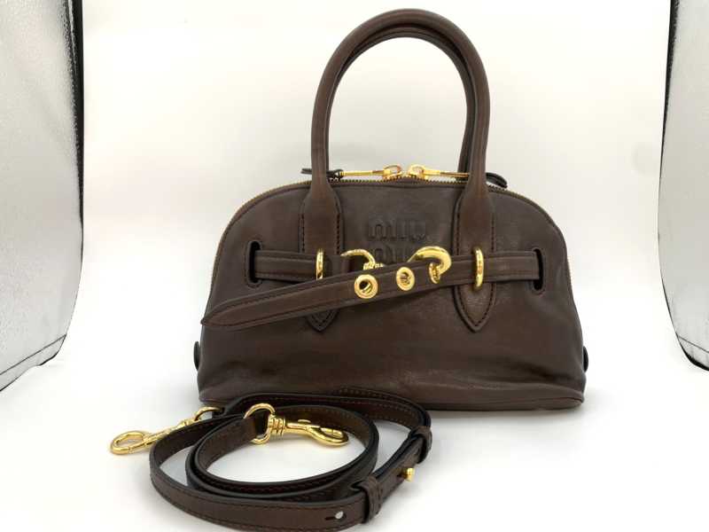 miumiu買取 アバンチュールトップハンドルバッグスモール 5BB169