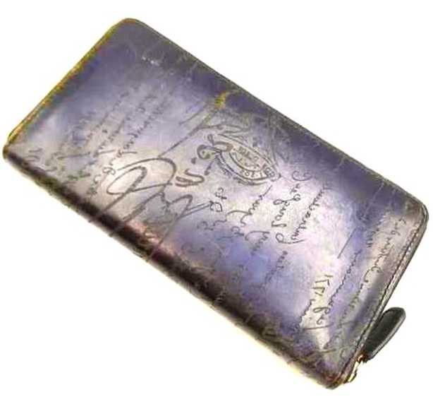 ベルルッティ買取 ラウンドファスナー長財布 カリグラフィ