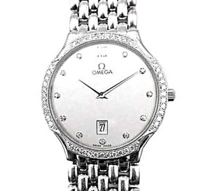 オメガ買取　デヴィル　シンボル　WG無垢