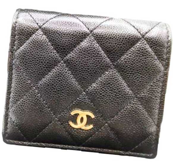 シャネル買取 スモールフラップウォレット キャビアスキン AP3178