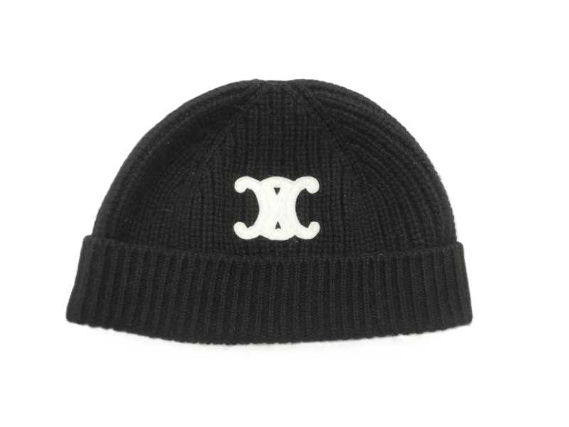 セリーヌ買取 トリオンフニット帽 2AA32384D