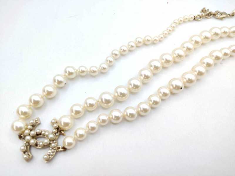 シャネル買取 フェイクパールネックレス