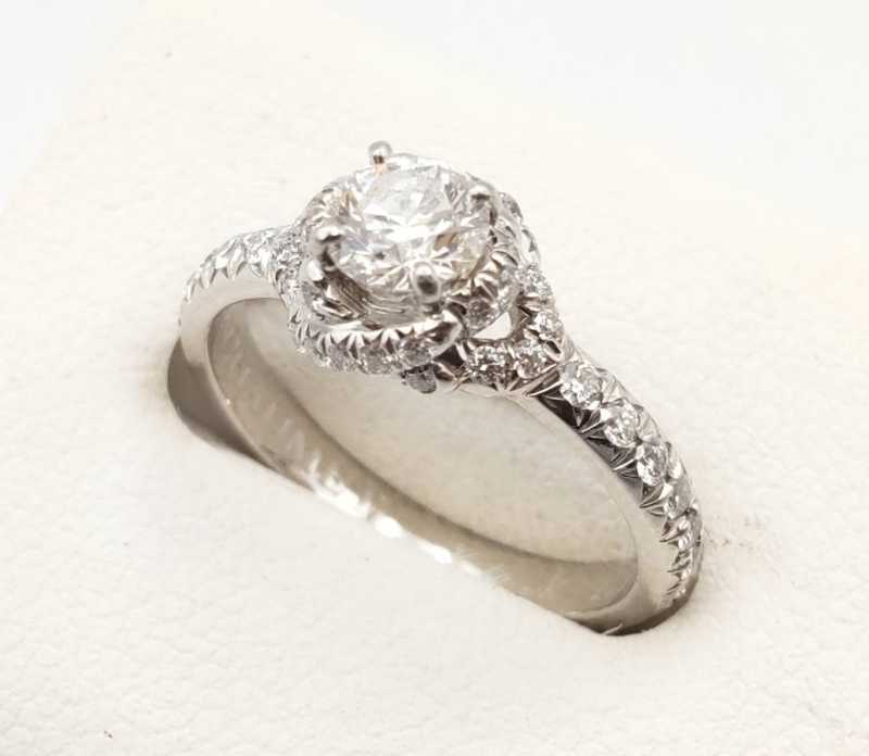 ショーメ 買取 PT950 リアン ダイヤ リング