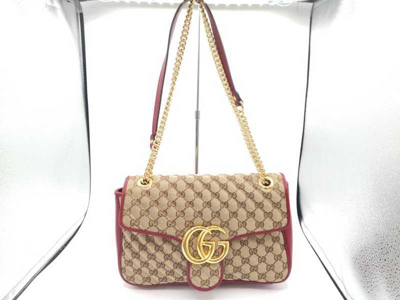 グッチ買取 GGマーモント チェーンショルダーバッグ 443496
