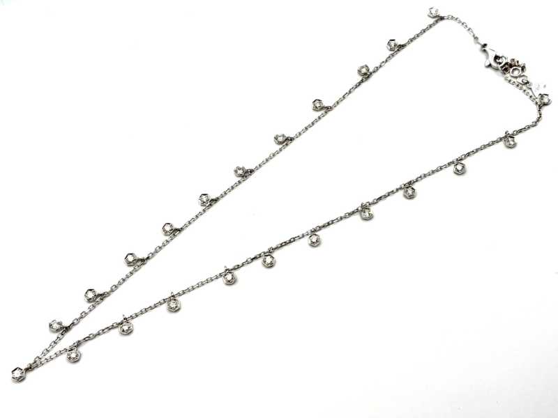 ピアジェ買取 750WG マジック オブ ガーデン ピアジェ 25P ダイヤモンド ネックレス