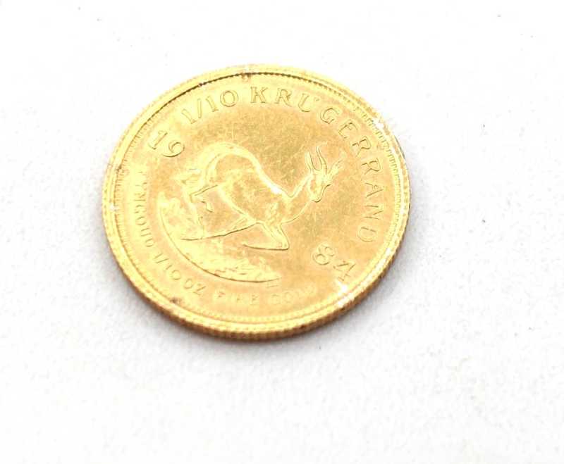 コイン　買取　クルーガランド金貨　1/4OZ