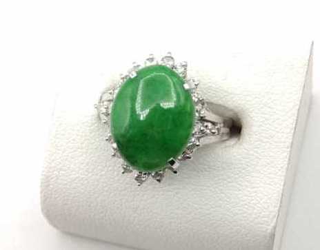 宝石買取 翡翠 指輪 Pt900