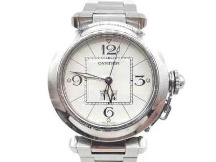 カルティエ買取 パシャ C ビックデイト W31055M7