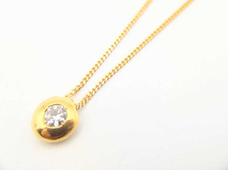 K18ネックレス　買取　ダイヤモンド