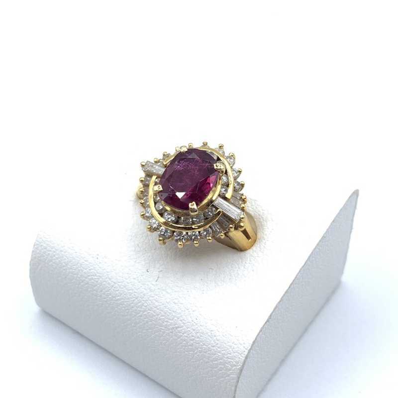 宝石買取 リング K18 ルビー