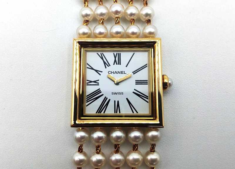 シャネル買取 マドモアゼル パールブレス ＃M H0007