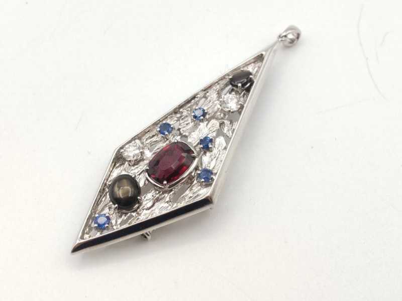 PT900 K14トップ　買取　色石・ダイヤ