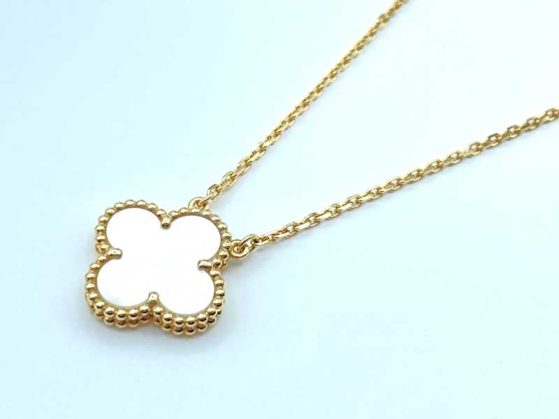 ヴァンクリーフ＆アーペル買取 750YG ヴィンテージ アルハンブラ ペンダント シェル VCARA45900