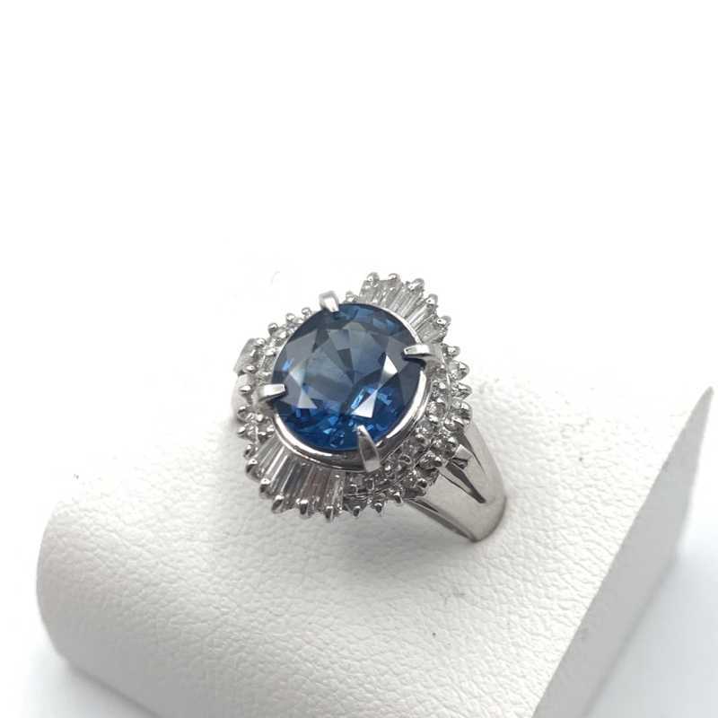 宝石買取 リング プラチナ サファイア ダイヤ